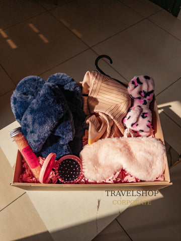 Slide Into Rest Gift Box | Fluffy Slides and Spa Set