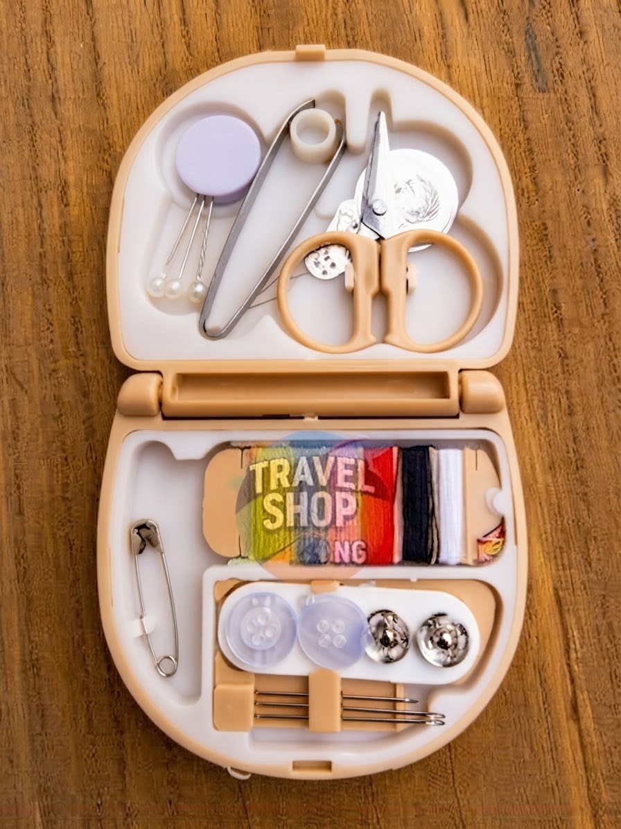 Compact Sewing Kit | Essential Tools & Cute Scissors