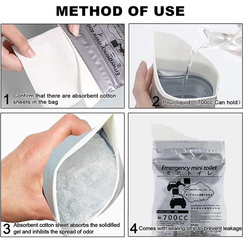 Emergency Mini Toilet | Portable Relief Solution